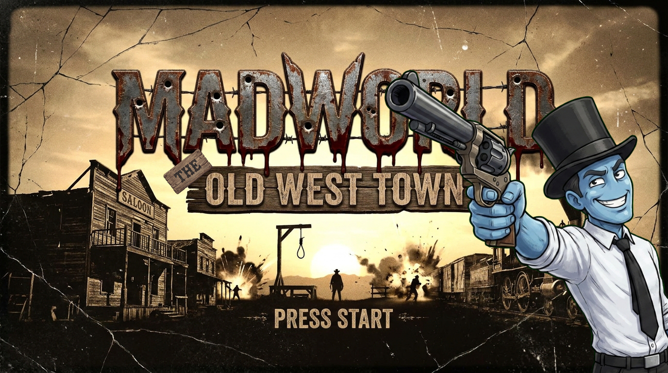 Madworld: The Old West Town title screen